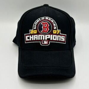 New Era Boston Red Sox '07 World Series Champions Mesh Fitted Baseball Cap Black